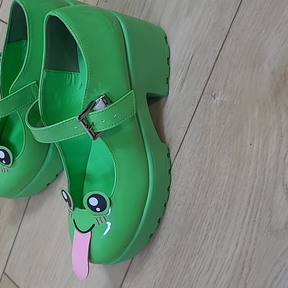 Koi TIRA MARY JANE SHOES ‘CHEEKY FROG EDITION’ women’s size US 8 EU 39 - Picture 4 of 14
